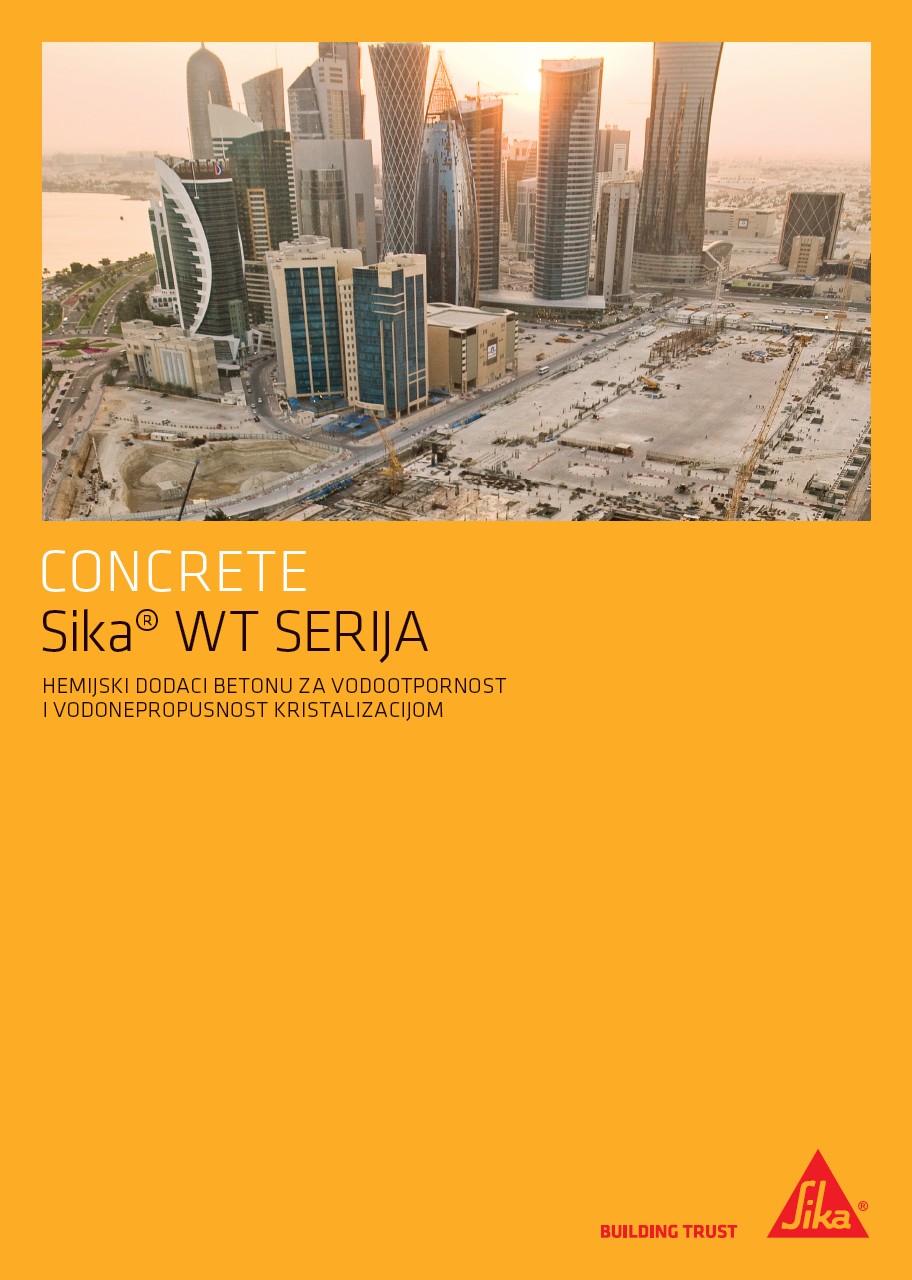 Sika WT - dodaci za vodonepropusnost betona